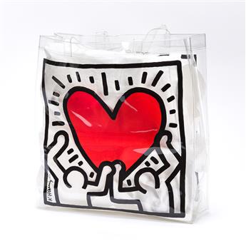 KEITH HARING (AFTER) Pop Shop Bags. Group of three.